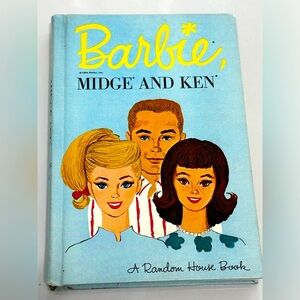 1964 BARBIE,MIDGE & KEN Book looks like it has never been read